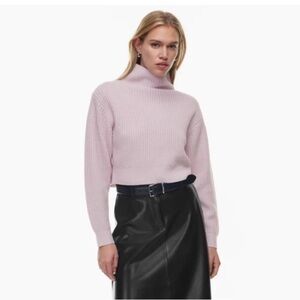 Aritzia/Wilfred cropped Montpellier sweater